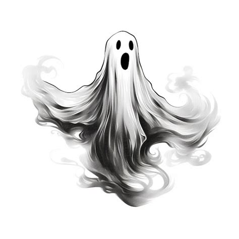 Premium Ai Image Funny Halloween Ghost Playful Ectoplasm