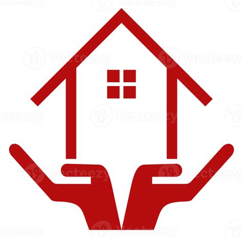 Free House on Hand Icon Symbol. Dream House Illustration for Logo, Apps, Website or Graphic ...