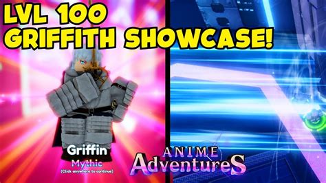 Griffith Anime Adventures Lvl 100 Evolved Griffith Reincarnation