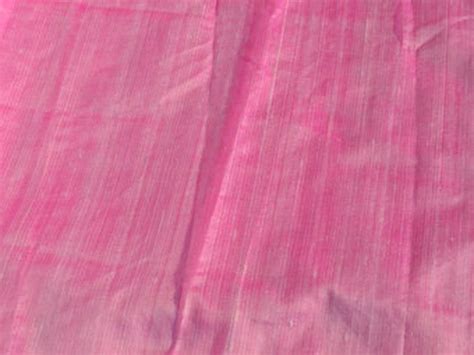 Pink Dupion Silk Fabric Indian Dupion डपयन रशम Siabhi Studios