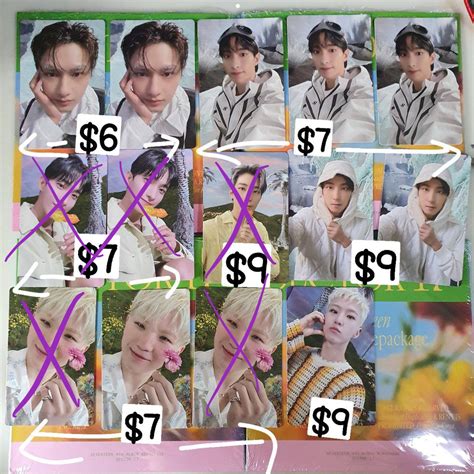 INSTOCK SECTOR 17 COMPACT VER SEVENTEEN PHOTOCARD WONWOO HOSHI WOOZI