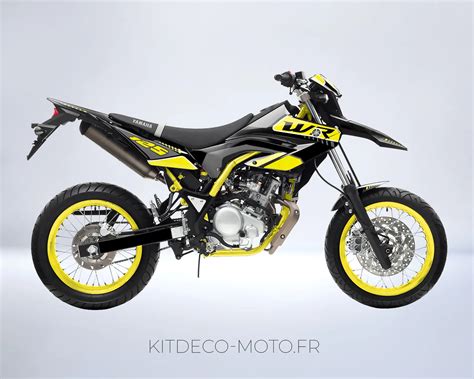 Yamaha WR 125 Graphic Kit Original Type Yellow Kitdeco Moto Fr