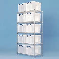 Really Useful Boxes Storage Units 2 Bay Chrome Racking With 10x35