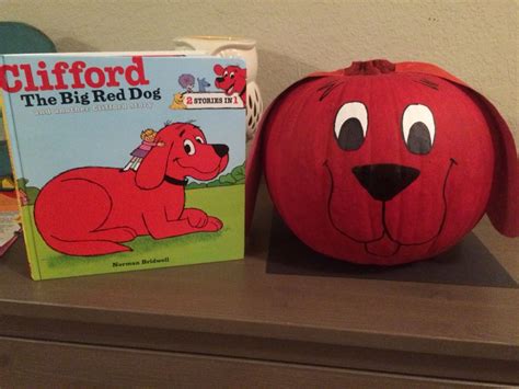 Clifford The Dog Pumpkin Book Character Pumpkins Pumpkin Projects