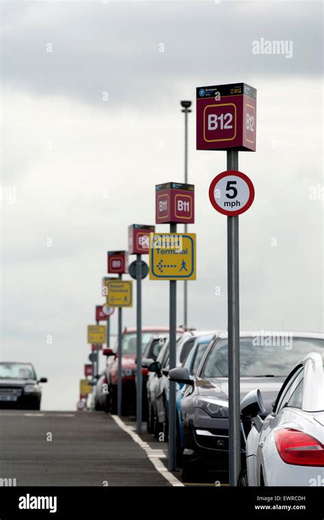 Birmingham Airport car park, UK Stock Photo - Alamy