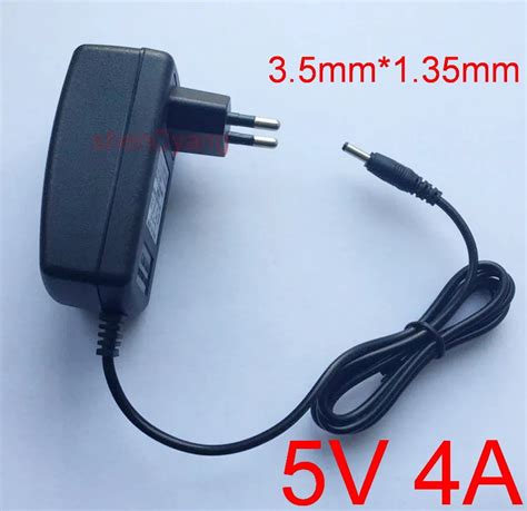 100pcs Replacement 5v 4a Ac Dc Adaptor Charger Eu Plug Dc 3 5mm For Lenovo Ideapad 100s 11iby