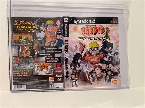 Naruto Ultimate Ninja Ps2 Artwork Only Authentic Original Ebay