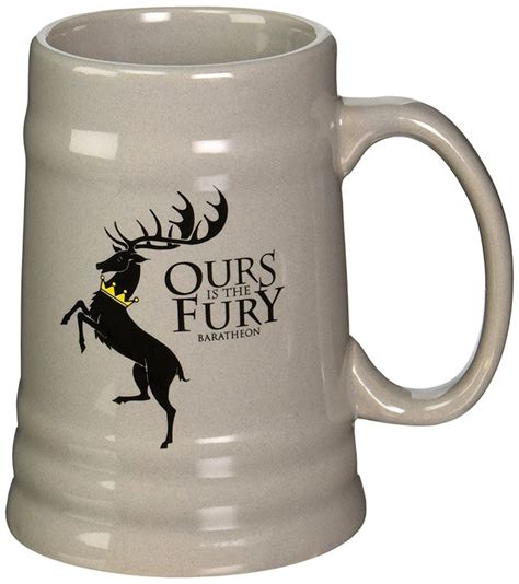 Game Of Thrones Ceramic Stein Baratheon Sigil Merchandising Worlds