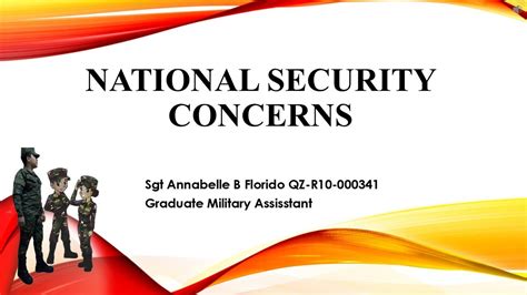 National Security Concerns Nstp Youtube