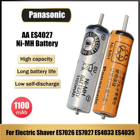 1 5PCS Original Panasonic 1100mAh NI MH NI MH Rechargeable Battery For