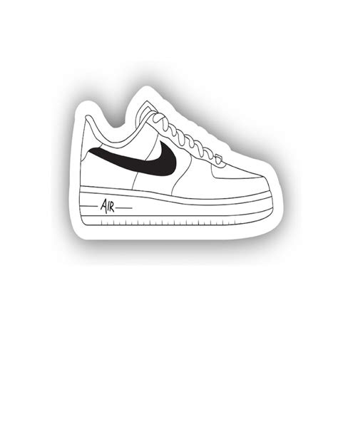 Printable Sneaker Colouring Pages Etsy