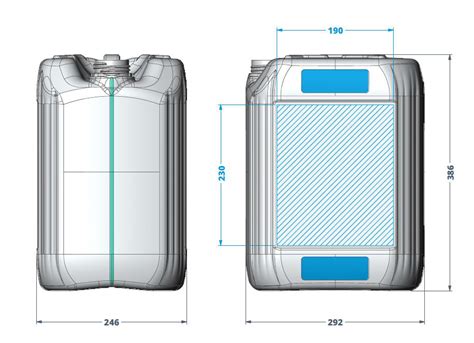 Hdpe Jerry Cans Liter Un Natural Din Item J V Nipak