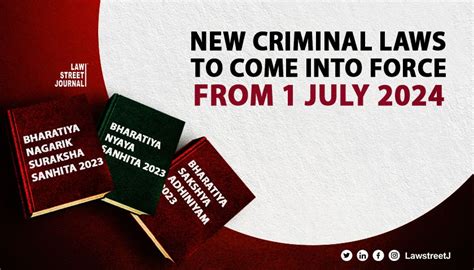 Centre Notifies Indias New Criminal Laws To Be In Force From July 1