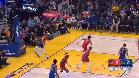 Drew Eubanks with a dunk vs the Golden State Warriors - TrendRadars