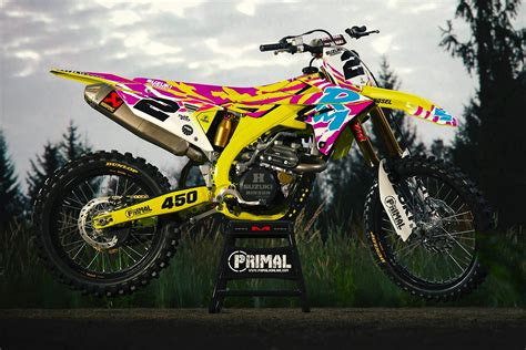 Primal X Motorsports Mx Graphics Suzuki Rm Replica S Motocross