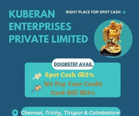 Cash Against Credit Card Trichy At Best Price In Chennai By Kuberan