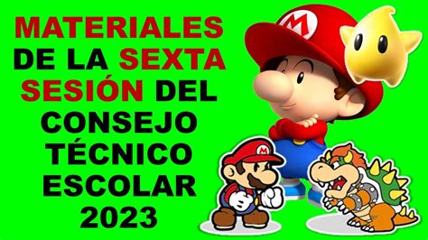 Soy Docente MATERIALES DE LA SEXTA SESIÓN DEL CONSEJO TÉCNICO ESCOLAR
