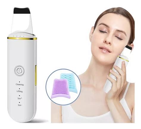 Limpiador Facial Peeling Ultrasónico Portatil Skin Scrubber Meses Sin Interés