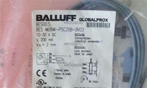 Balluff Bes M08MI PSC20B BV03 Bes M08MIPSC20BBV03 New Kf EBay