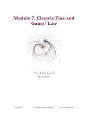 Module Electric Flux Density And Gauss S Law Pdf Module