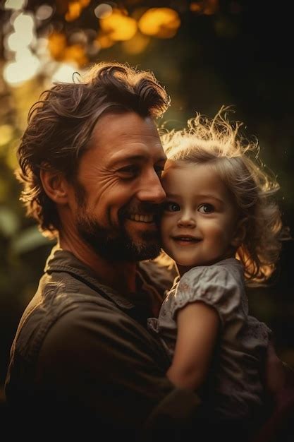 Premium Ai Image Father Hugging His Daughter In Father Day Made With