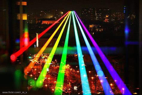 Global Rainbow A Mesmerizing Laser Light Projection