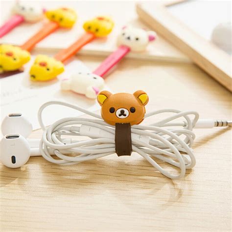 Mordedura de Cable USB de dibujos animados para protección de cables