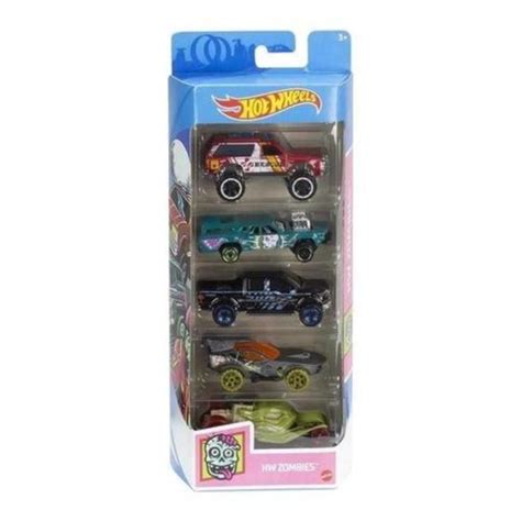 Hot Wheels Cartela 5 Carrinhos Coleção HW Zombies Mattel Carrinho de Brinquedo Magazine Luiza