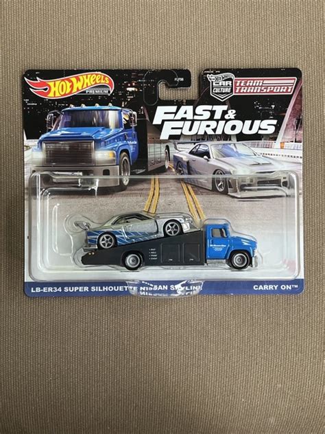 Hot Wheels Fast And Furious Team Transport Super Silhouette Nissan Skyline Eur