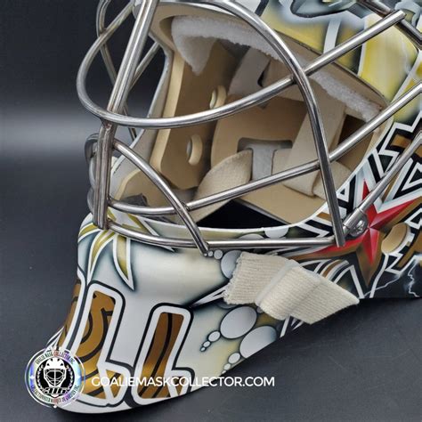 Adin Hill Goalie Mask Unsigned V3 2023 Las Vegas Tribute – Goalie Mask ...