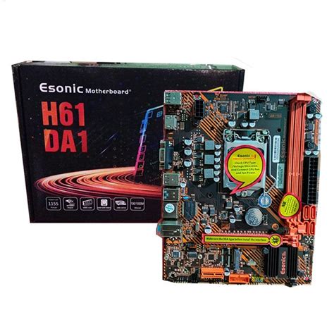 Esonic H61 Motherboard for Intel 3rd and 2nd Gen Processor - Technoholic