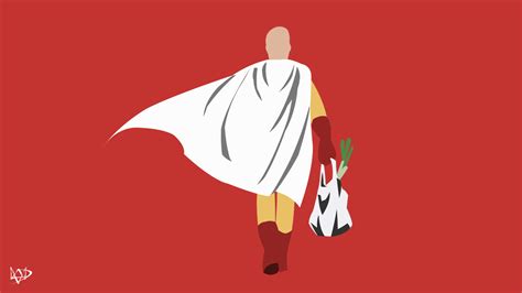 Saitama (One Punchman) Wallpaper Minimalist Anime by Lucifer012 on ...