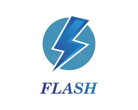 Flash Power Thunder Illustration Vector Stock Vector Illustration Of