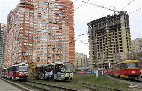 Краснодар, Tatra T3SU КВР ТРЗ № 007; Краснодар, 71-619К № 495 ...