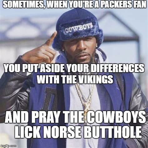 cowboys  vikings game nfl imgflip