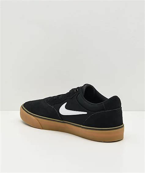 Nike Sb Chron Black Gum Skate Shoes