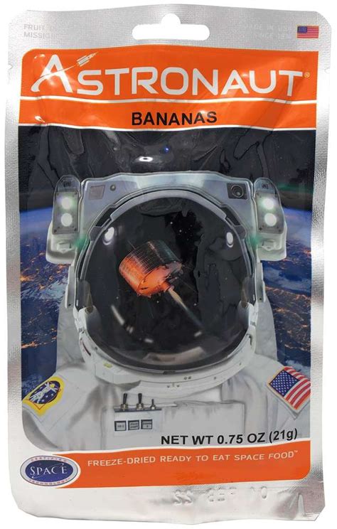 Astronaut Space Food Früchte Bananen Weltraumnahrung im All