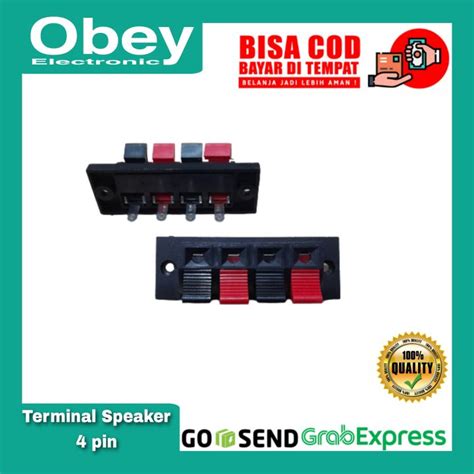 Terminal Speaker Jepit 4 Pin Besar Lazada Indonesia