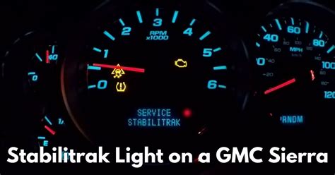 How To Reset the Service Stabilitrak Light on a GMC Sierra? In detailed ...