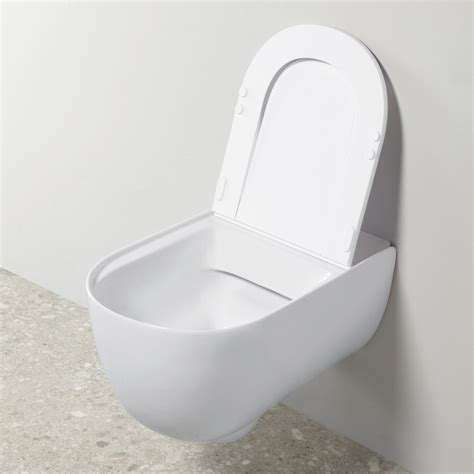 Wc Sospeso The One Bordo Fino Rimless Senza Brida Colore Bianco Lucido