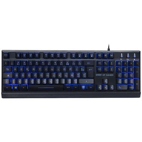 Spirit Of Gamer Keyboard Azerty French Backlit Keyboard Elite K