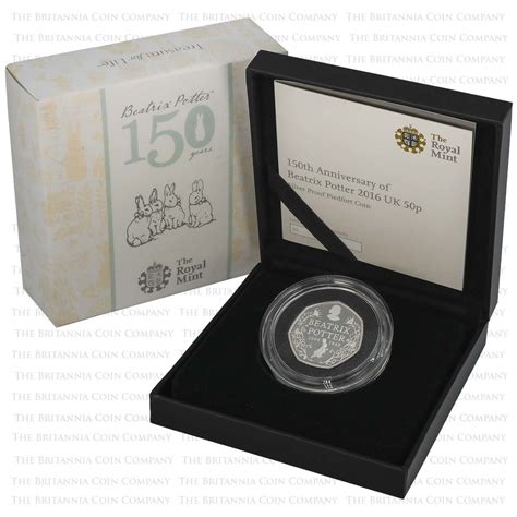 Piedfort Silver Beatrix Potter P Th Anniversary The