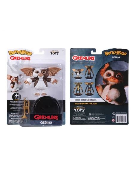 Figura Gremlins Gizmo Bendyfigs The Noble Collection Merchandising Cine