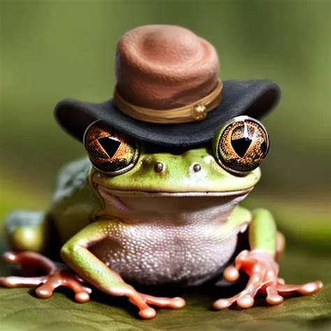 Nft Of Frog With A Hat