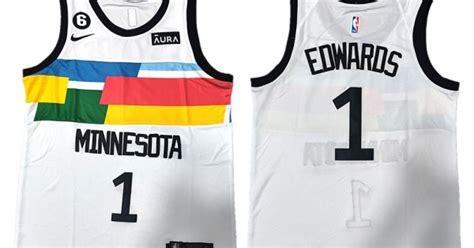 Minnesota Timberwolves Anthony Edwards White City Edition