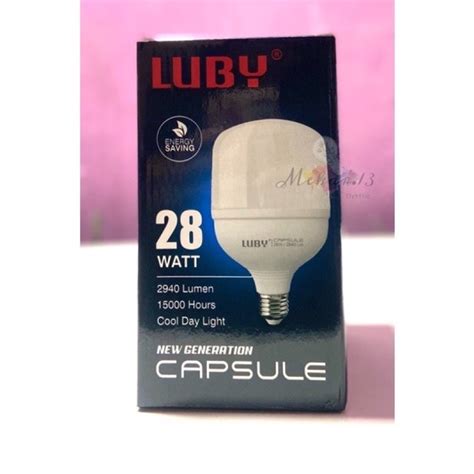 Jual Lampu Led Luby Capsule Cahaya Putih Watt Shopee Indonesia