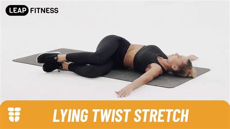 How To Do Lying Twist Stretch Youtube