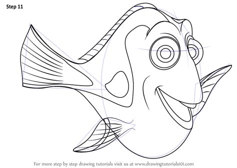 How to Draw Dory from Finding Nemo (Finding Nemo) Step by Step ...