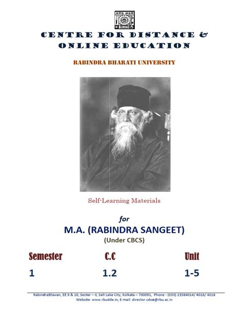 Rabindra Sangeet CC 1.2 | PDF