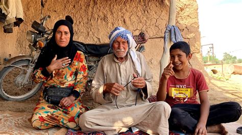 Daily Routine Village Life In Iran Amazing Desert Village Life Arab